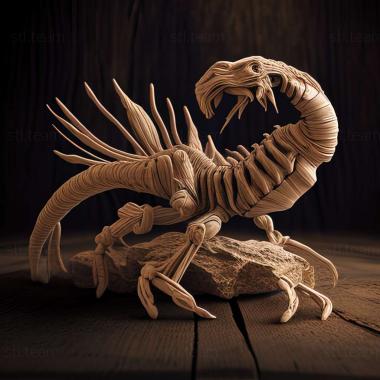 3D model Euscorpius balearicus (STL)